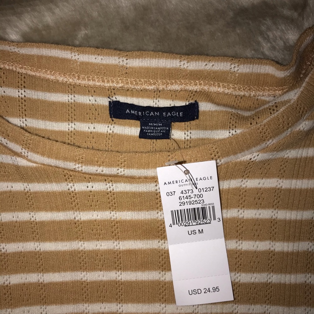 NEW WITH TAGS: American Eagle striped shirt